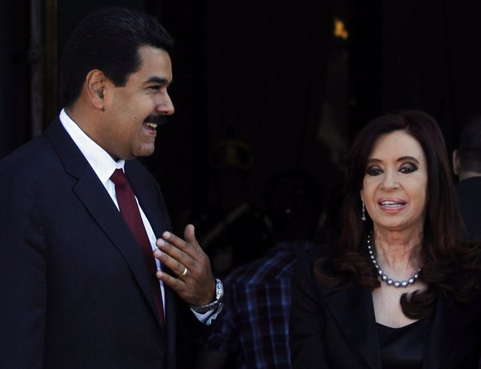 Maduro y Cristina Fernández