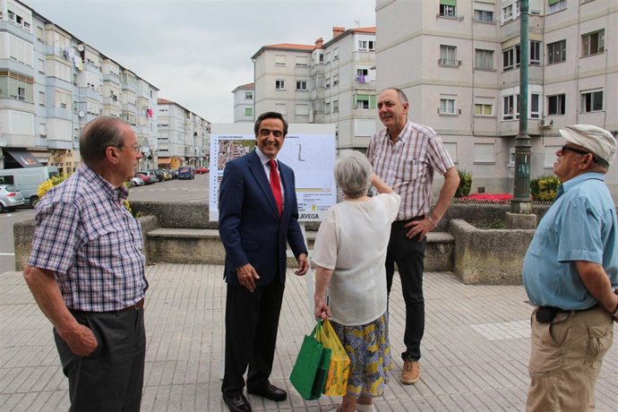 El alcalde en la calle Río Ebro
