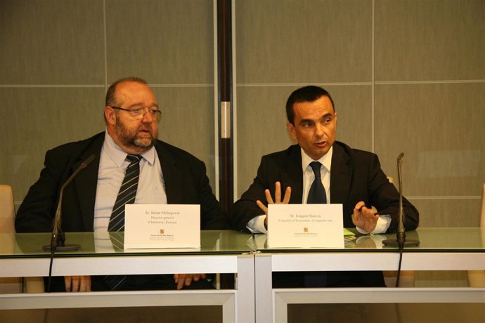 Conseller Joaquín García y el director general Jaime Ochogavía.