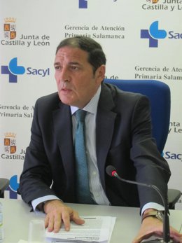  Antonio María Sáez Aguado En Su Visita A Salamanca.