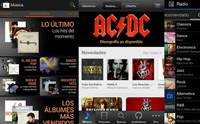 Servicios de música online por streaming