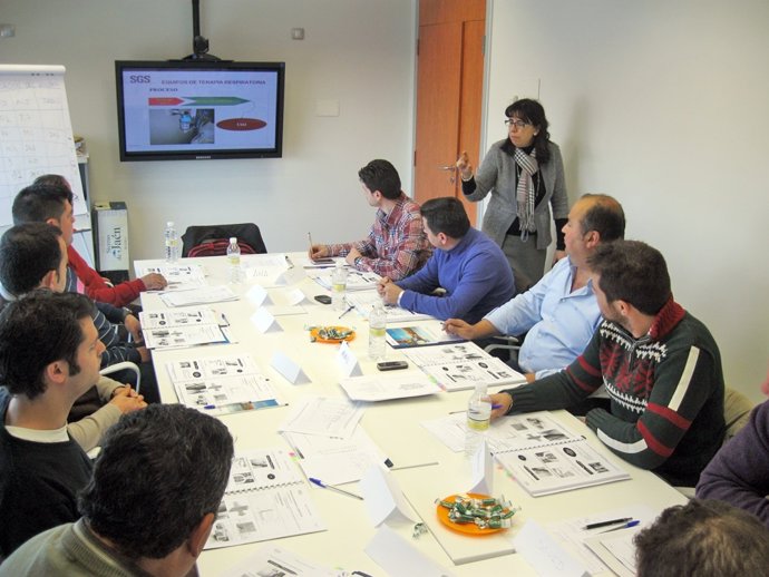 Sala de reuniones usada por empresas de Geolit