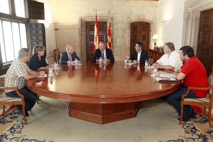 Fabra en su reunión con miembros de Galmed