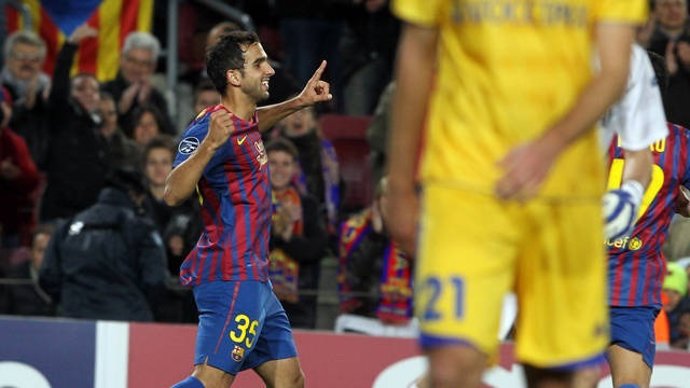 El Jugador Del FC Barcelona Martín Montoya