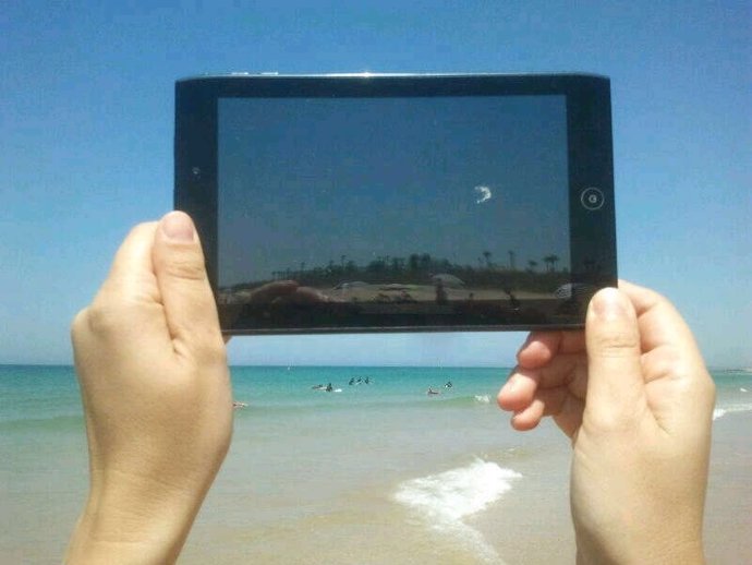 Tablet playa apps verano