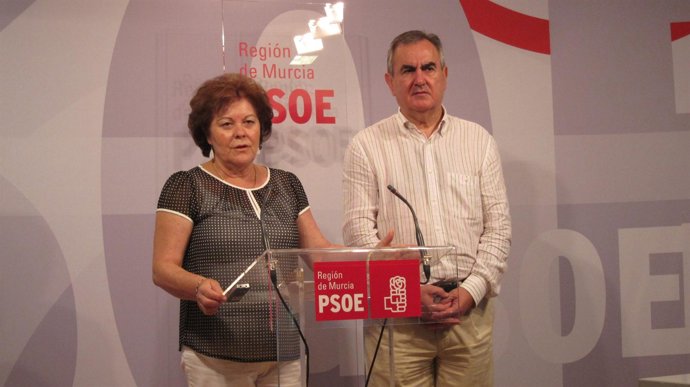 Rosique y Tovar en rueda de prensa