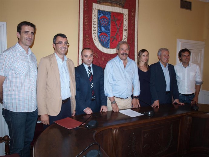 Imagen de la presnetación de la Vuelta  