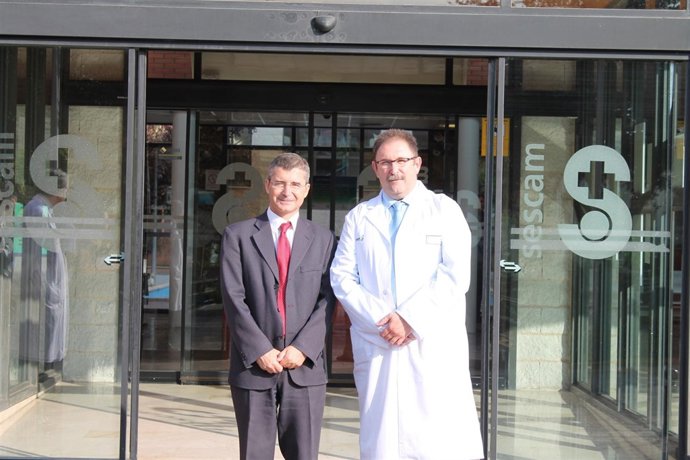 Carretero y gerente Alcázar