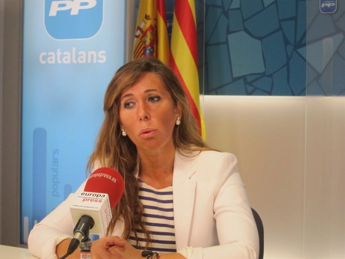La presidenta del PP catalán, Alicia Sánchez-Camacho