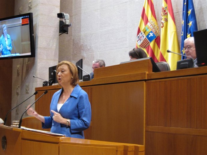 La presidenta del Gobierno de Aragón