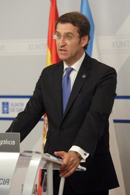  Alberto Núñez Feijóo Comparece En Rueda De Prensa Tras El Consello 