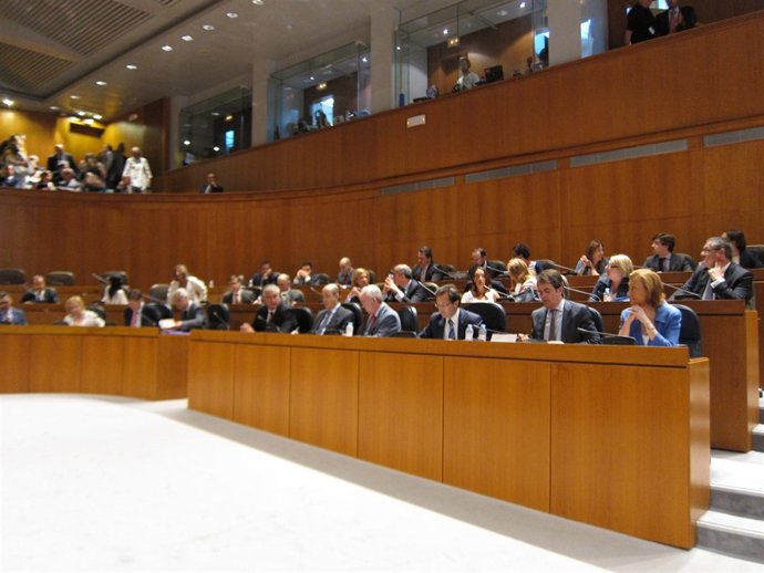 El grupo parlamentario del PP en las Cortes de Aragón.