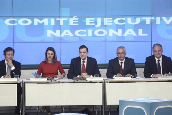 Rajoy, Cospedal y otros en el Comité Ejecutivo Nacional del PP