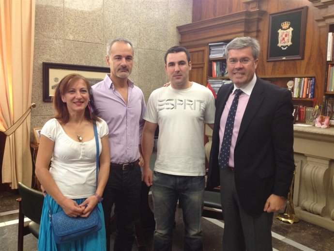 José Enrique Fernández de Moya con Rubén Muñoz