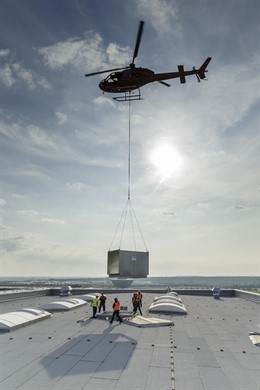 Construcción del taller de pintura de la planta de Porsche en Leipzig