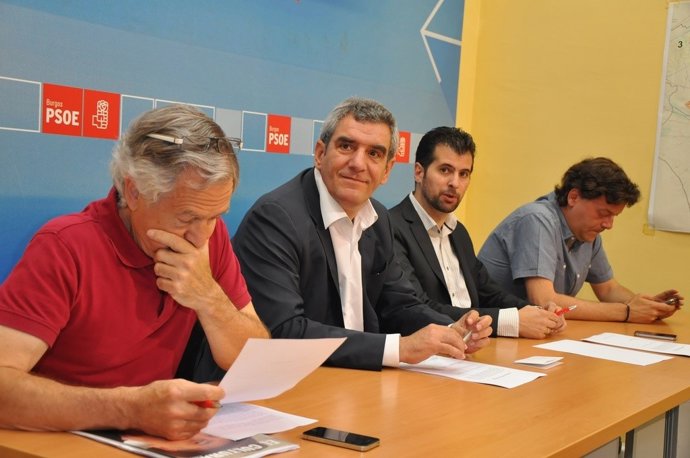 Villarrubia durante la rueda de prensa en Burgos