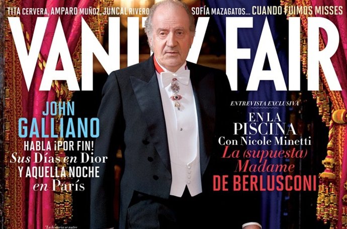 El Rey Portada de Vanity Fair 