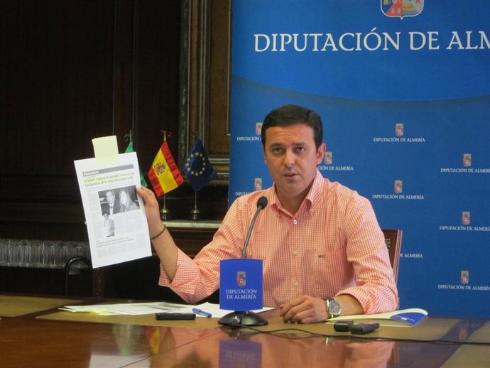 El vicepresidente de la Diputación de Almería, Javier Aureliano García (PP)