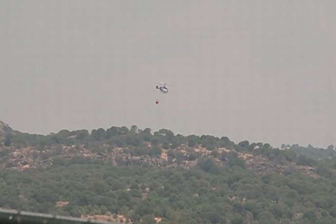 Un chispazo podría ser el origen del incendio de Almorox
