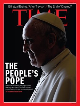El Papa Francisco en la portada de la revista 'Time'