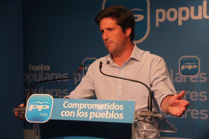 El secretario general del PP de Huelva, Guillermo García Longoria.