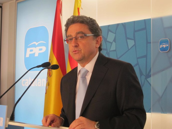 El vicesecretario de Acción Política del PP catalán, E. Millo, 