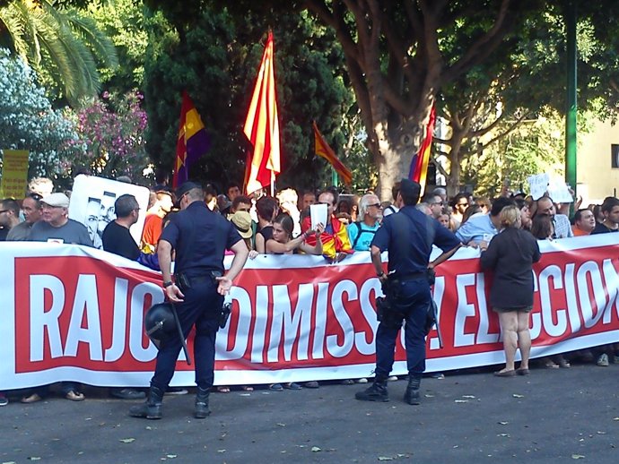 Manifestación Rajoy en Pallma