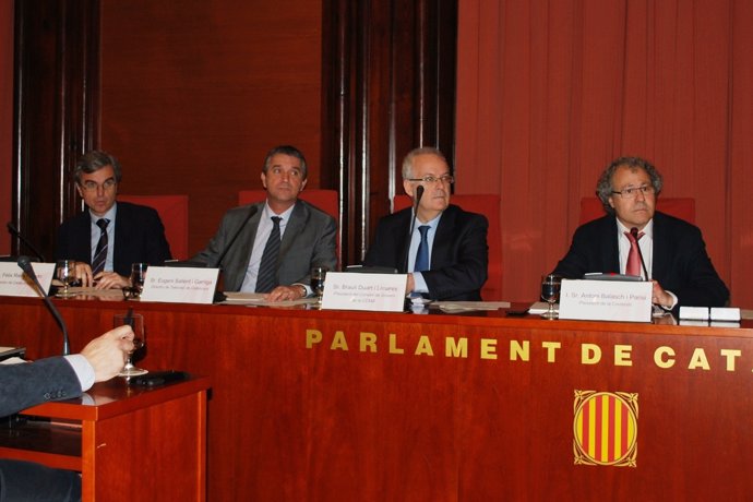 Comisión de la CCMA en el Parlament