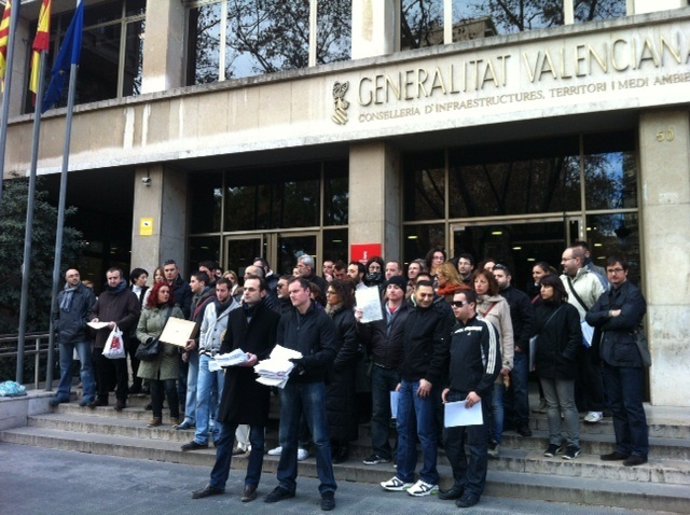 Plataforma de Afectados Ayudas a la Vivienda, en una imagen de archivo