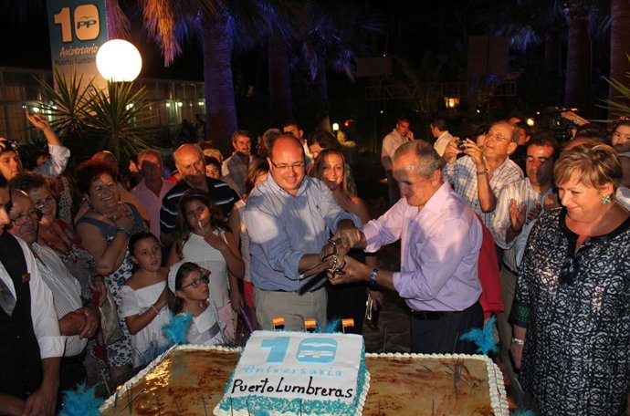 El PP celebra sus diez años de gobierno en el municipio de Puerto Lumbreras