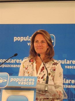 Arantza Quiroga, presidenta del PP de Euskadi