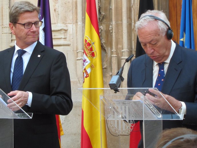 Ministros de EXteriores alemán y español