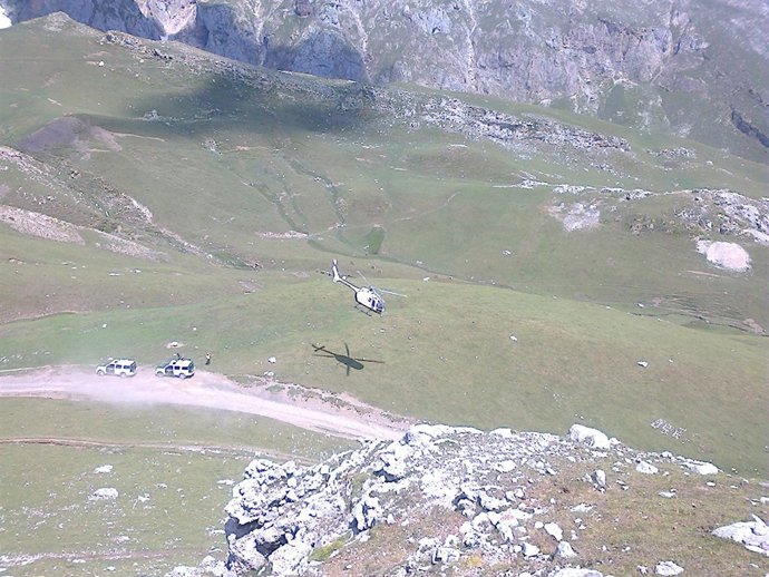 Búsqueda del montañero inglés desaparecido en Picos de Europa 