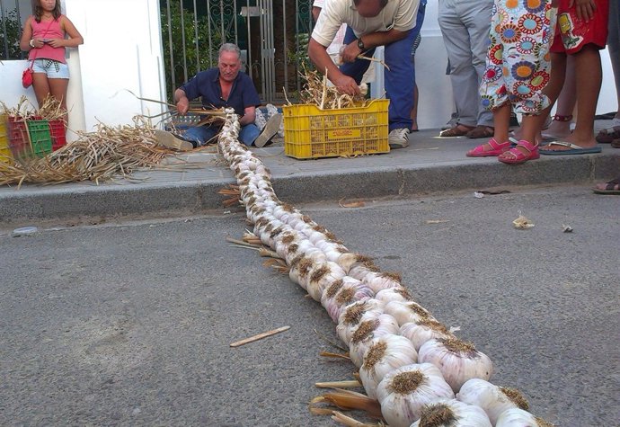 Ristra de ajos de Montalbán