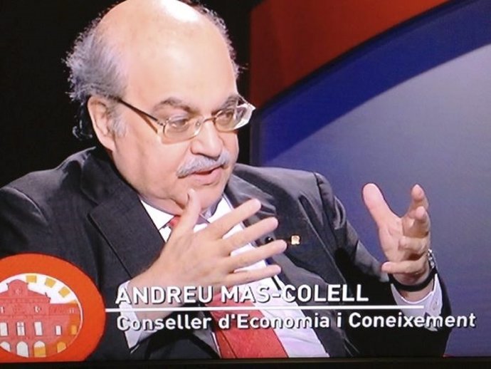 El conseller de Economía y Conocimiento, Andreu Mas-Colell
