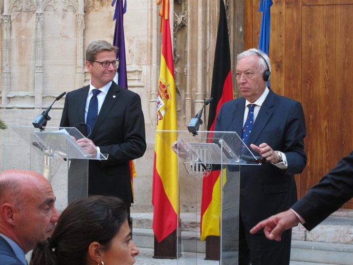 Ministro de Exteriores alemán y español