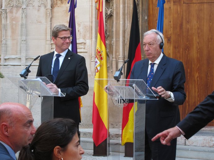 Ministro de Exteriores alemán y español