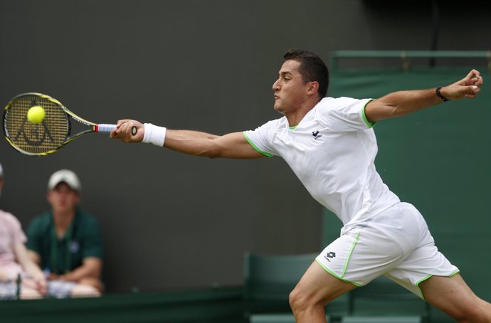  Nicolás Almagro en Wimbledon 2013