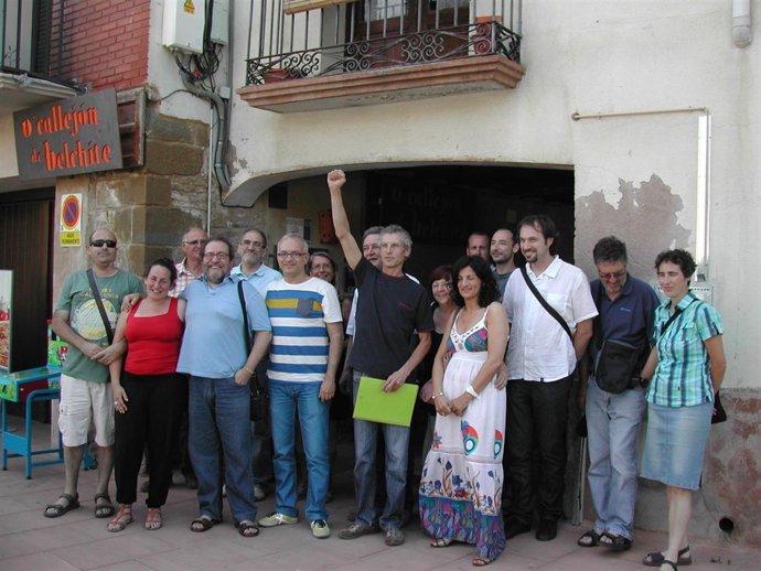 Chesús Yuste visita la zona de La Galliguera.