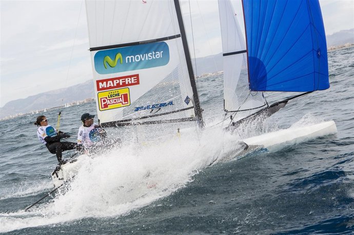 Iker Martínez y Tara Pacheco en el 44 Trofeo Princesa Sofia