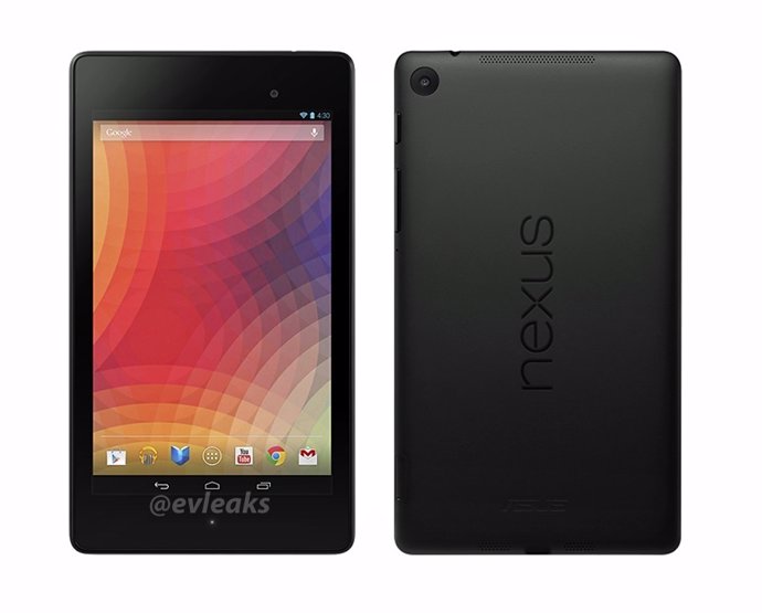 Filtrado el aspecto del nuevo Nexus 7 de Google y Asus
