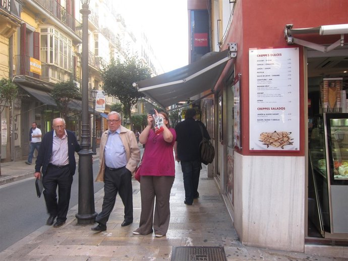Turistas en Palma