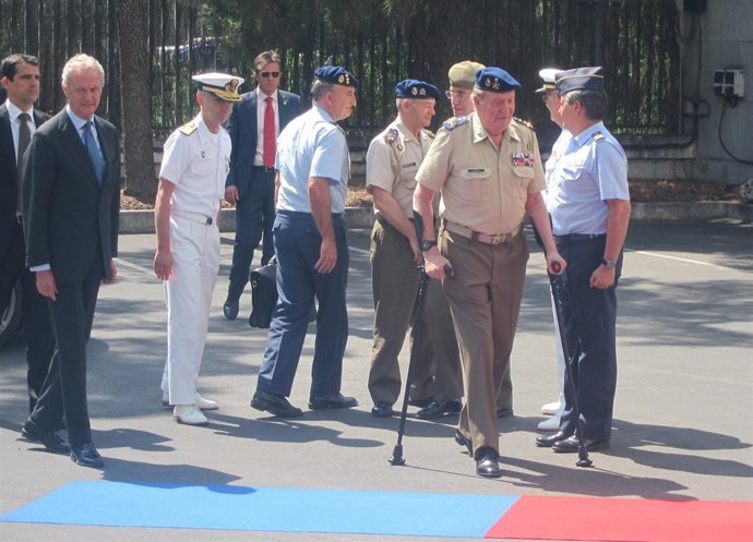 El Rey visita el Estado Mayor de la Defensa