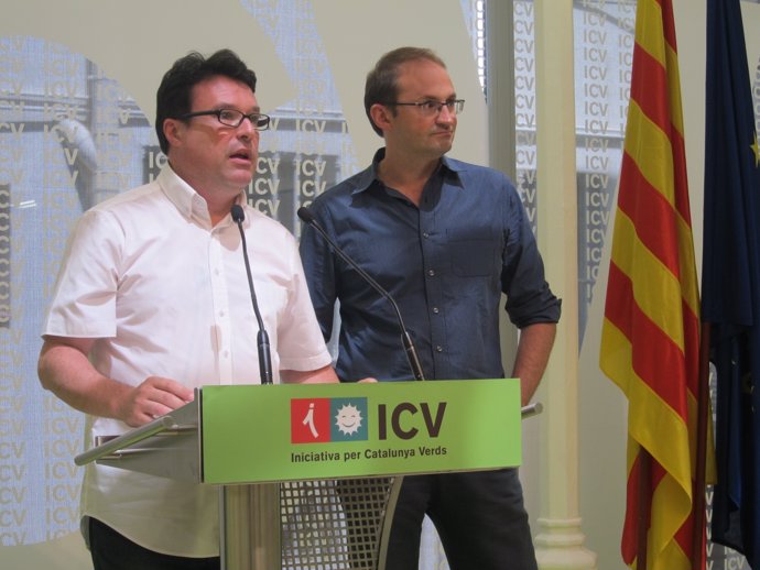 Joan Josep Nuet y Joan Herrera, ICV-EUiA