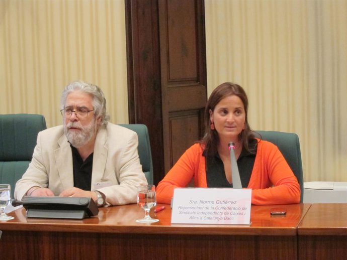 La representante de Csica en Catalunya Banc, Norma Gutiérrez
