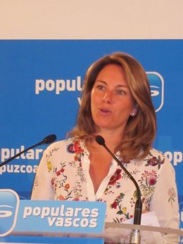 Arantza Quiroga, presidenta del PP de Euskadi