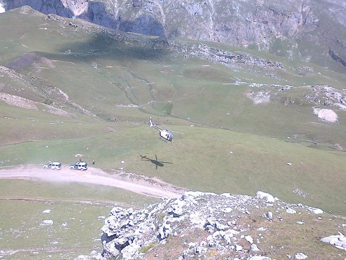 Búsqueda del montañero inglés desaparecido en Picos de Europa 