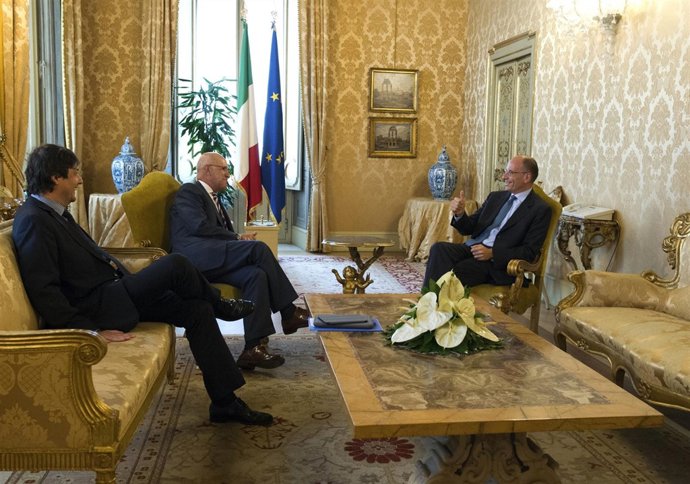 Josep Antoni Duran y Enrico Letta