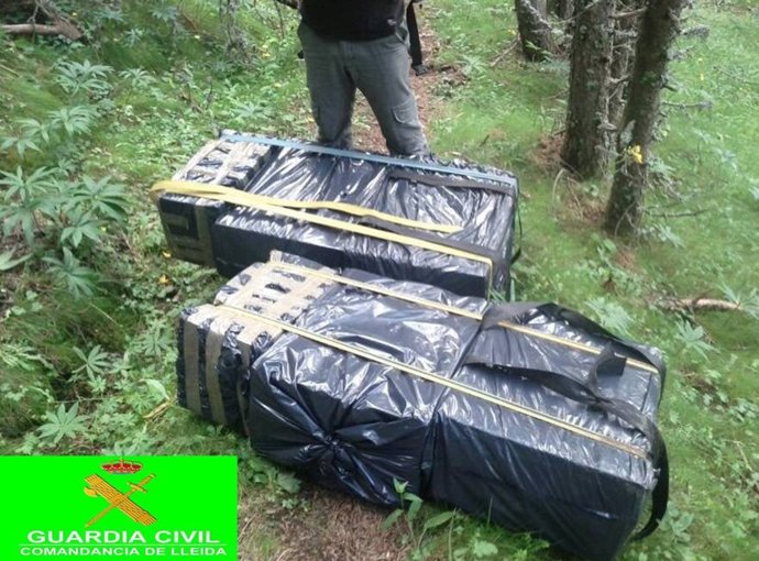 Fardos interceptados en Valls de Valira