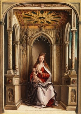 Virgen de la leche, de Berruguete. Depósito del Ayuntamiento de Madrid, 2013